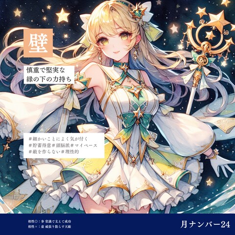 月ナンバー24