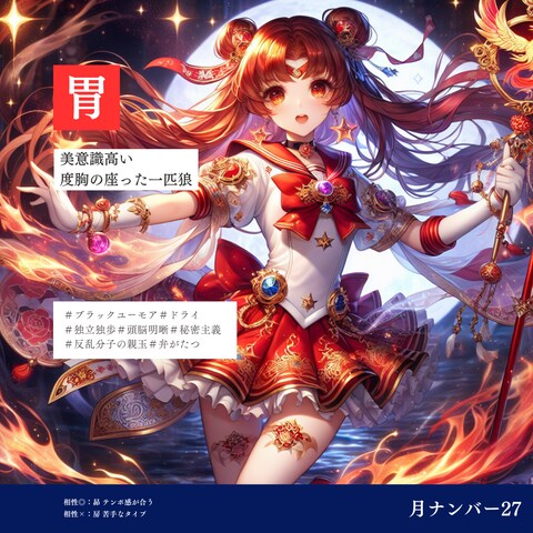 月ナンバー27