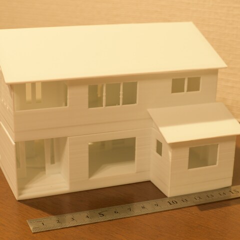 住宅模型1-全体像-