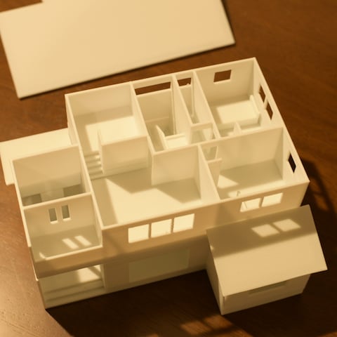 住宅模型1-2F-