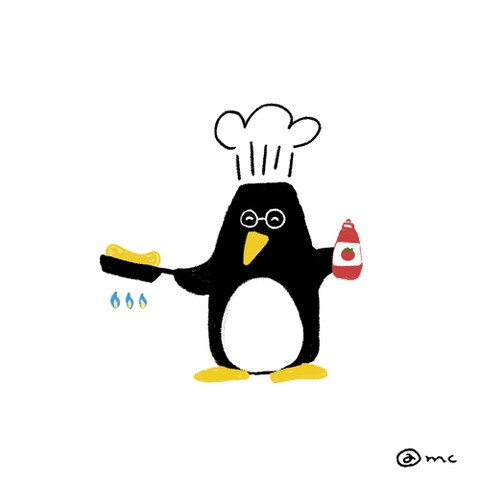 ペンギンのコックさん