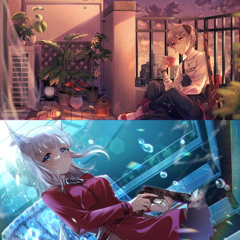 一枚イラスト