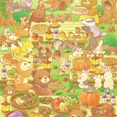 まちがいさがし問題イラスト