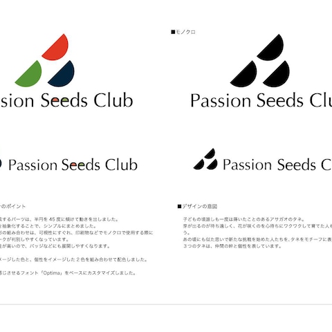 シニア世代のサークル・パッションシードクラブのロゴ