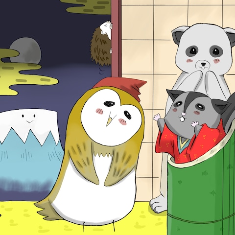 ペットショップ用に制作したオリジナルフクロウ