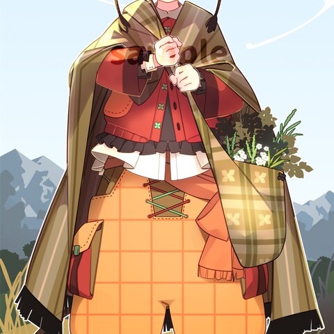 デグー擬人化完成版