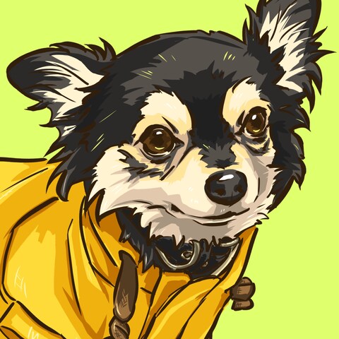 愛犬似顔絵