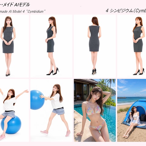 広告画像作成サービス用 レディーメイド AIモデル 4 