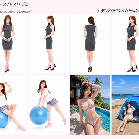 広告画像作成サービス用 レディーメイド AIモデル 3 