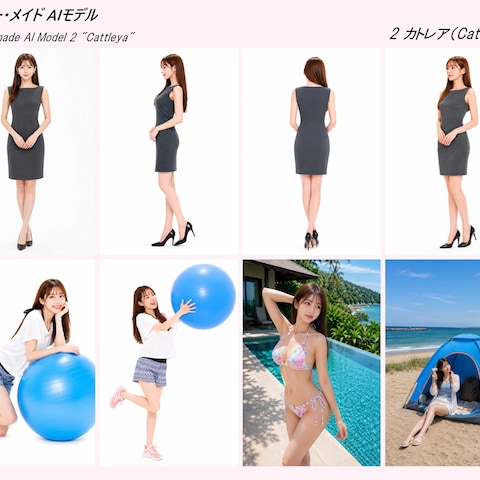 広告画像作成サービス用 レディーメイド AIモデル 2 