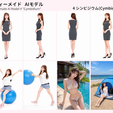 既存女性AIモデル4（シンビジウム）