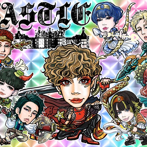 bar castle様グッズ用イラスト