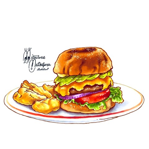 パートフォリオ用イラスト