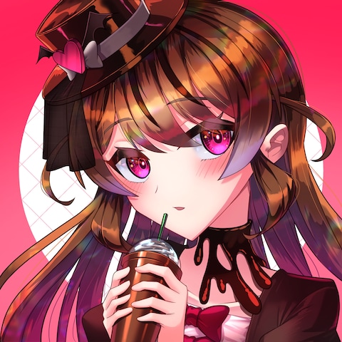 【アイコンサンプル】ダークモカちゃん