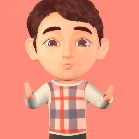 ３DCGのキャラクター