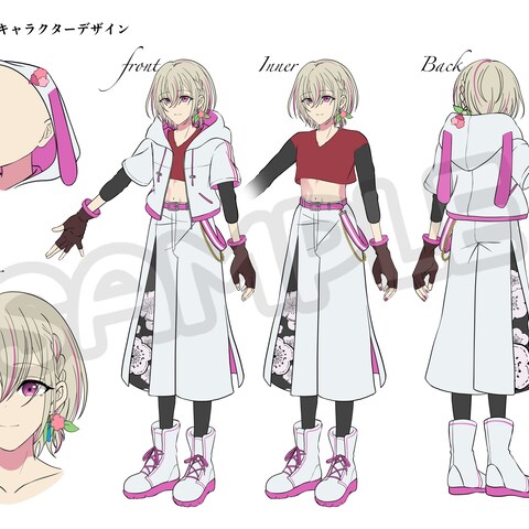 【お仕事】五ッ依梅衣さん キャラクターデザイン