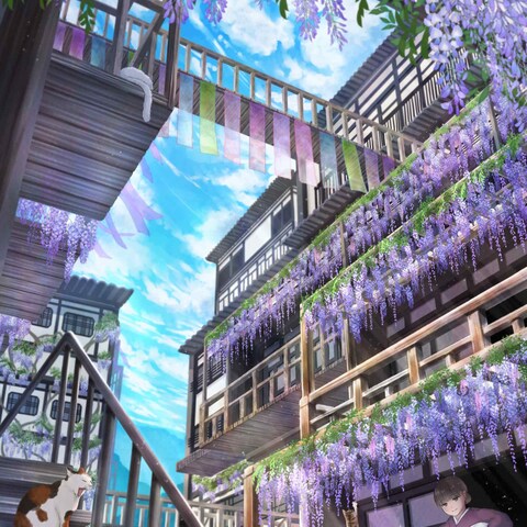 オリジナル　藤の花宿