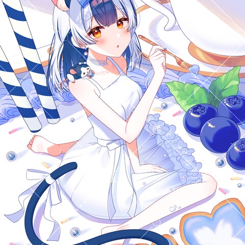 満月まひろ様　2024誕生日イラスト
