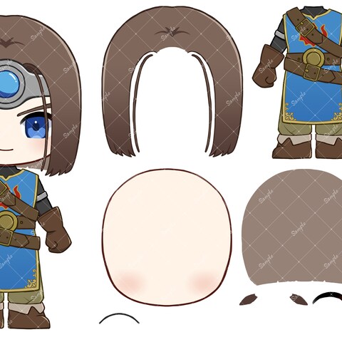 パーツ分けファンアート