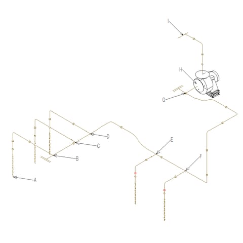 ダクト設備アイソメ図