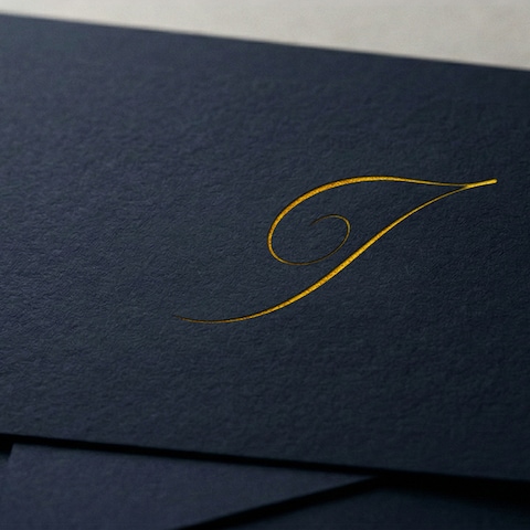 Sophisticated Line Art - "T" -
