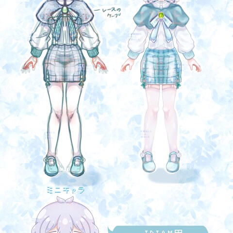 IRIAM立ち絵＆SDイラスト