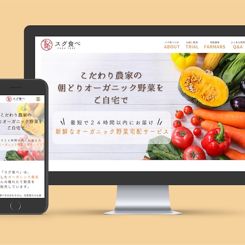 オーガニック野菜のLP