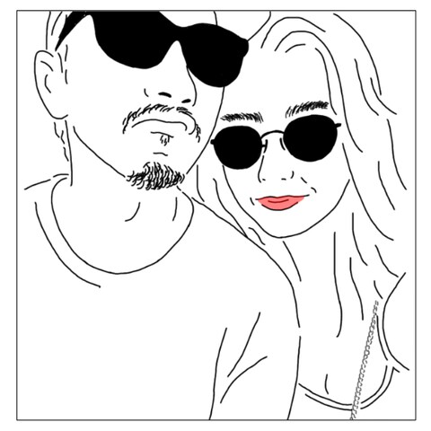 カップルイラスト
