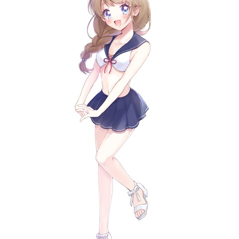 オリジナルキャラクター立ち絵イラストの作成