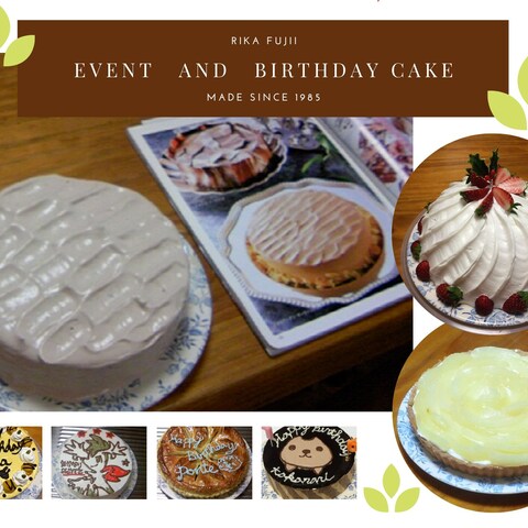 イベントや誕生日の自作ケーキ