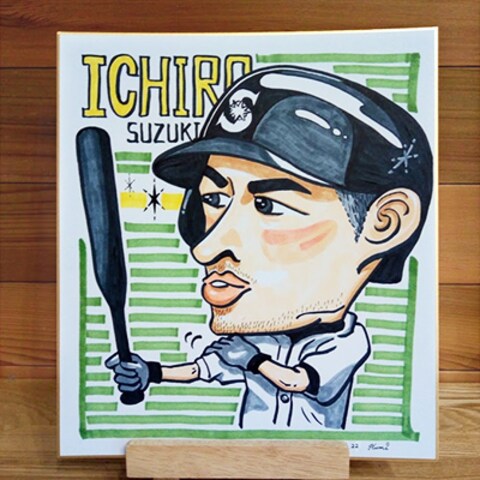 色紙似顔絵