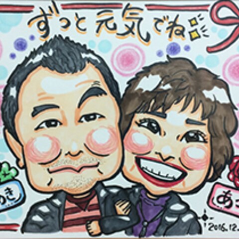 似顔絵サンクスボード