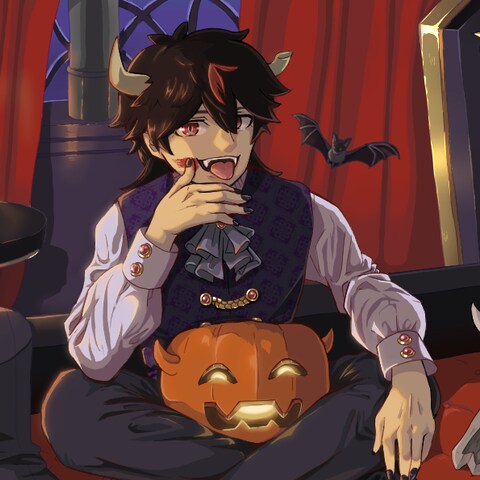 ハロウィンイラスト(男性キャラ)