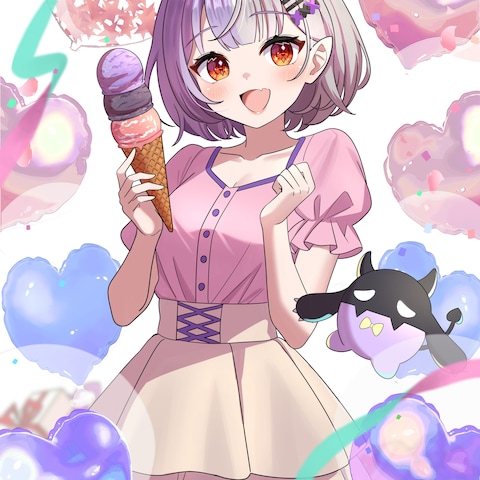 夜唄乃よる様お誕生日イラスト