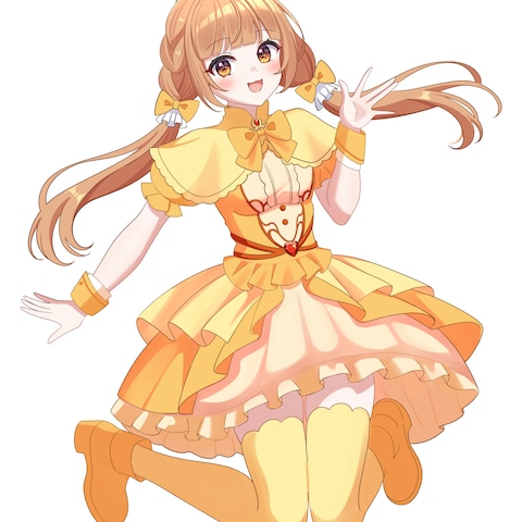 Vtuber【譜三月メル様】歌ってみたイラスト