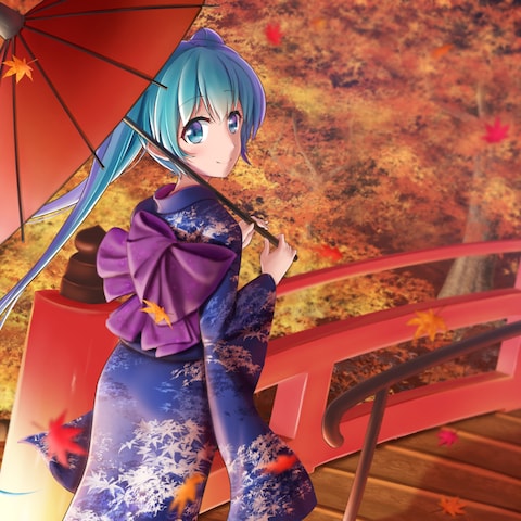 初音ミク×秋