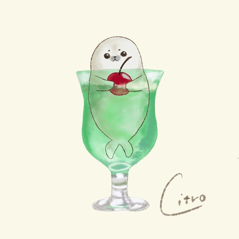 クリームソーダあざらし