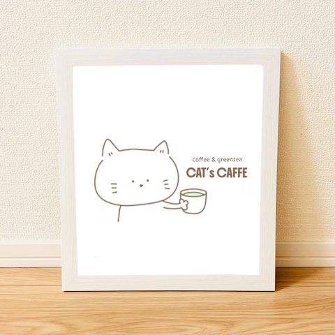 ネコカフェ　ロゴ