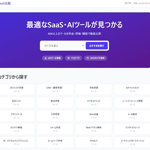 SaaS比較サイト