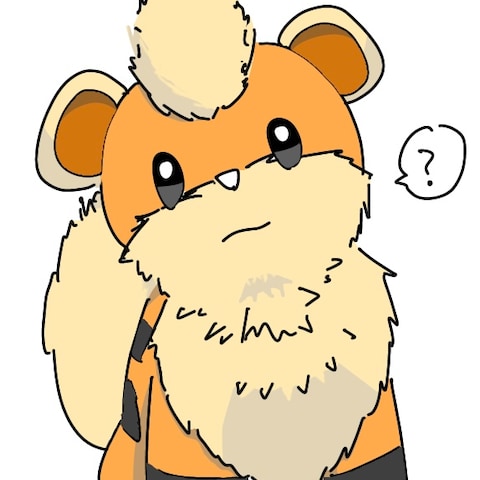 ポケットモンスターのガーディのイラスト