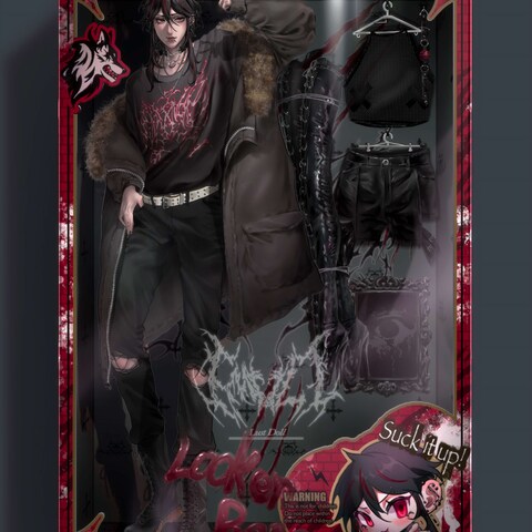ファッションドール風オリジナルキャラクター