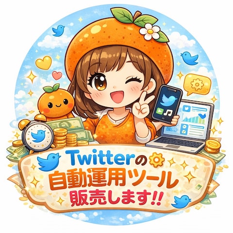 Twitterの自動運用ツール販売しています！
