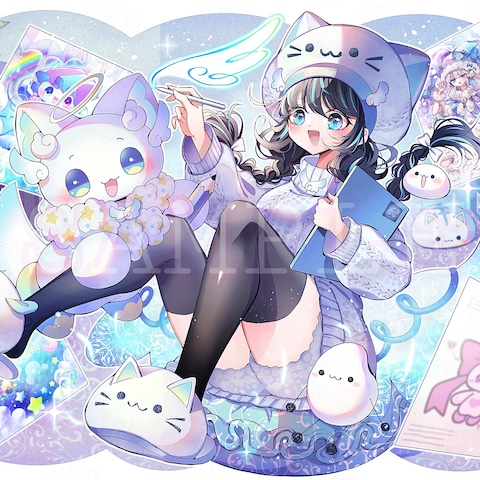 ソーシャルゲーム風ユニットイラスト