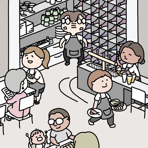 棒立ち