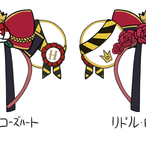 キャラクターモチーフカチューシャデザイン(ファンアート)