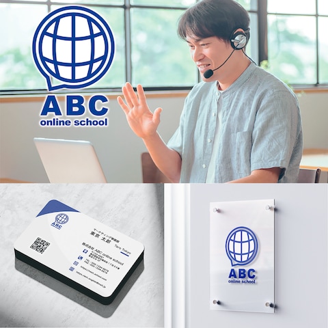 ロゴ｜英会話教室 ABC online school様