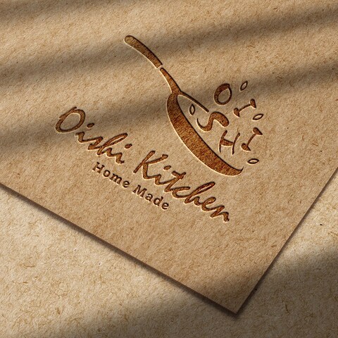 【Oishi kitchen】レストランのロゴ