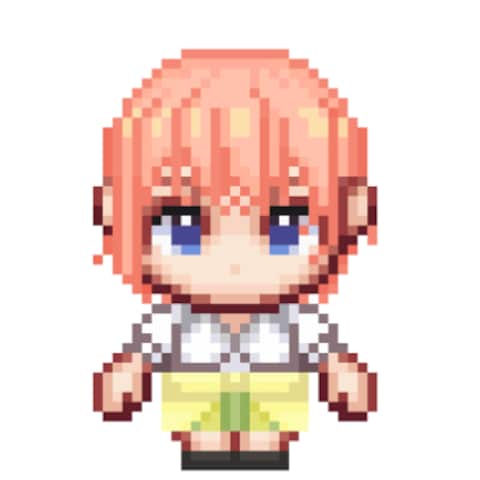 五等分の花嫁より中野一花を制作しました！