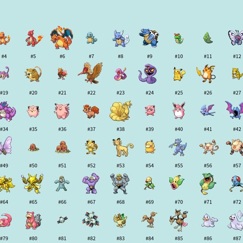 Udemyの講義で作成したポケモン図鑑