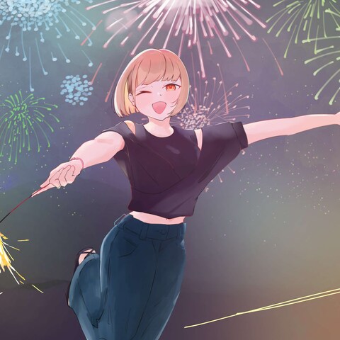 夏夜のマジック 歌ってみたイラスト